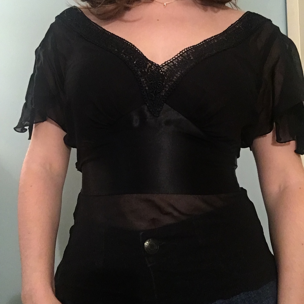Vintage sheer top